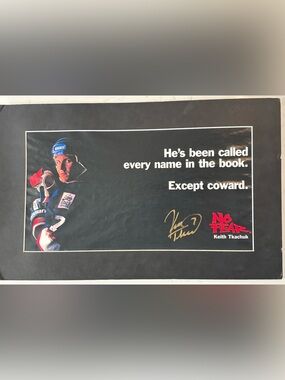 Rare Autographed Keith Tkachuk Poster